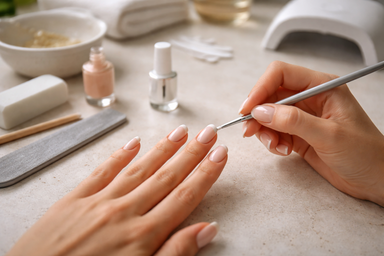 Fransk manicure: sådan laver du den selv (trin for trin, holdbarhed og fejl du skal undgå)