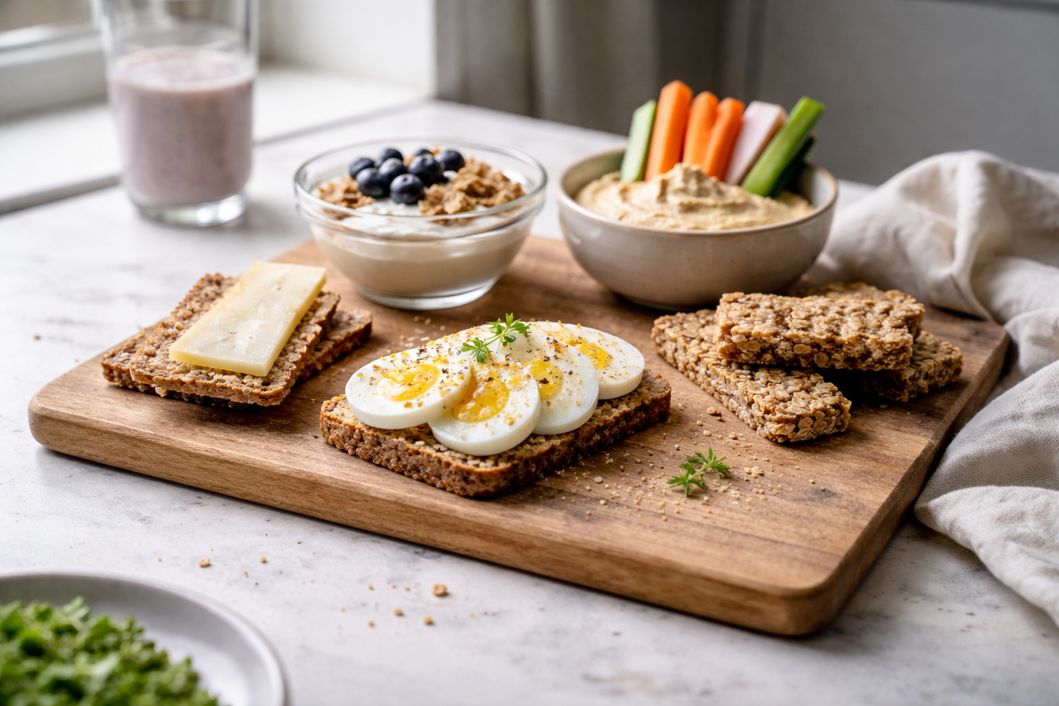 Sunde snacks: 25 idéer med protein og fibre til børn og voksne