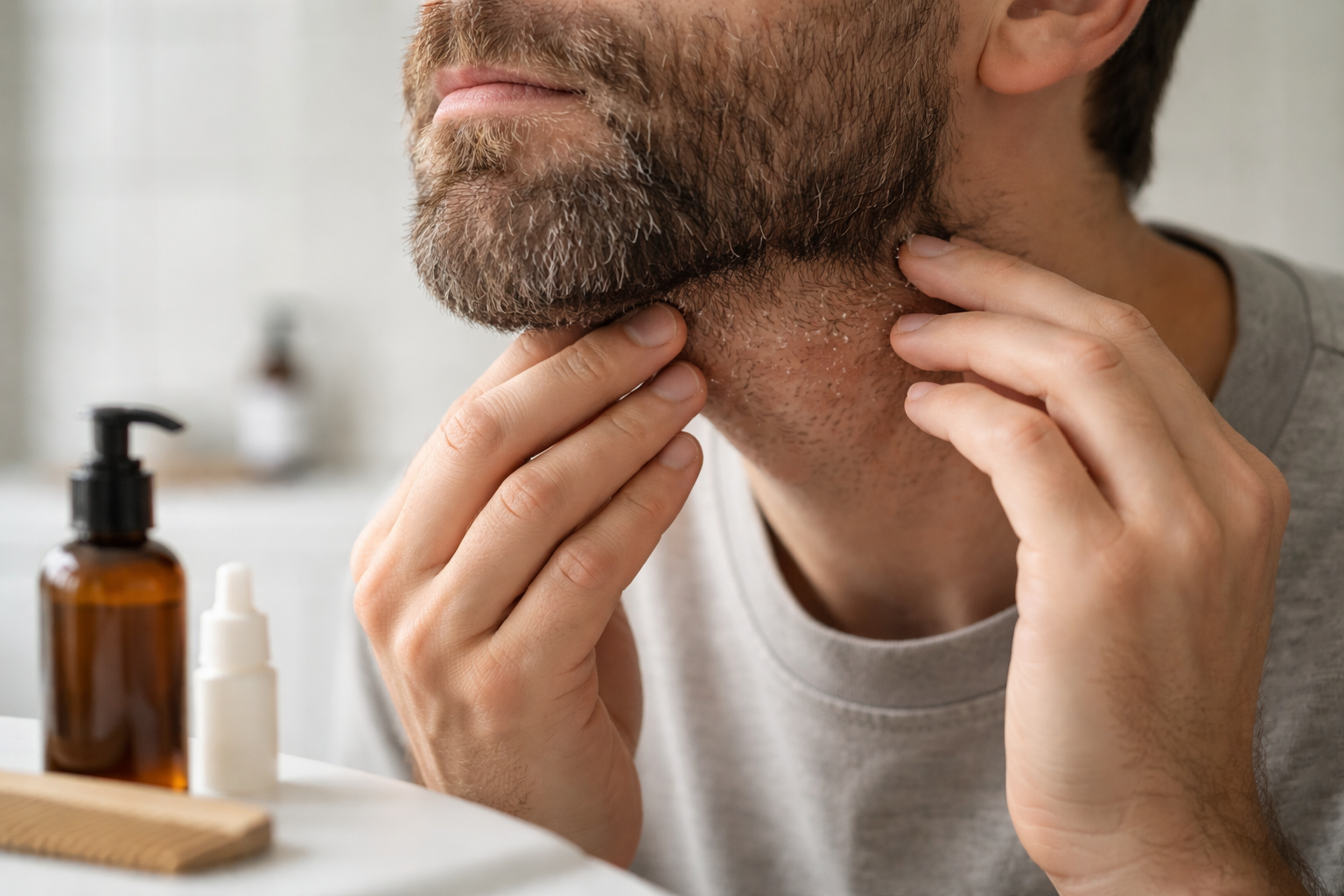 Skæl i skægget: virker skægshampoo, og hvad gør du ellers?